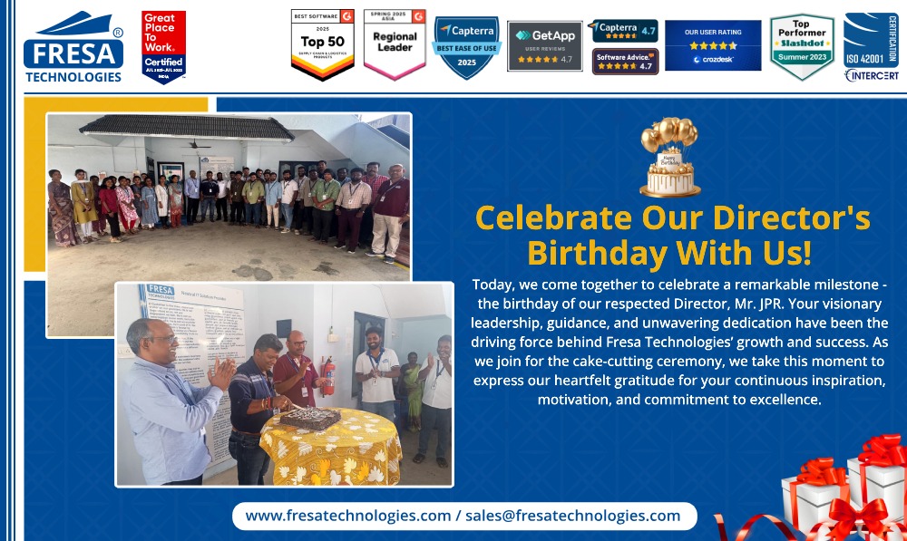 fresatechnology's tweet image. Celebrate Our Director&apos;s Birthday With Us!

🔗 Visit us: fresatechnologies.com
📧 sales@fresatechnologies.com

#FresaTechnologies #FreightSolutions #birthdaycelebration #HappyBirthday #Birthday #CelebratingSucces #BirthdayWishes #CheersToSuccess #TeamSuccess #fresadirector
