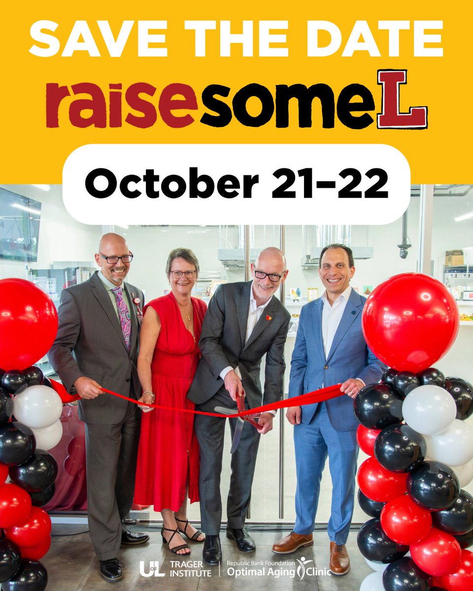 Raise Some L is just a few days away! Join us from 6:02 p.m. on Oct. 21 until midnight on Oct. 22. for UofL's annual day of giving and support us as we work to expand our Culinary Medicine Kitchen initiative. ♥️🖤 #RaiseSomeL