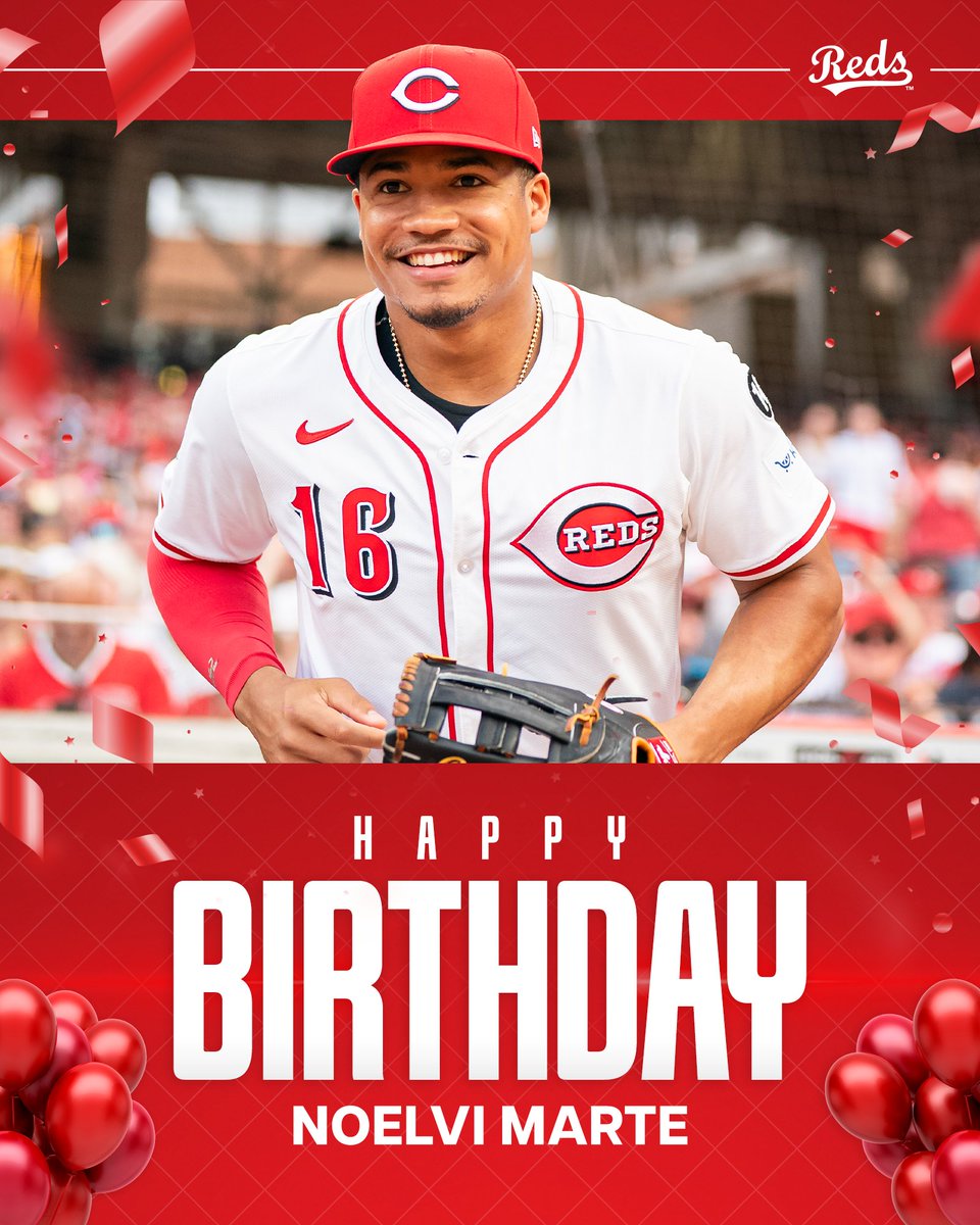 Cincinnati Reds (@reds) on Twitter photo Happy birthday to Noelvi Marte! π Happy birthday to Noelvi Marte! π