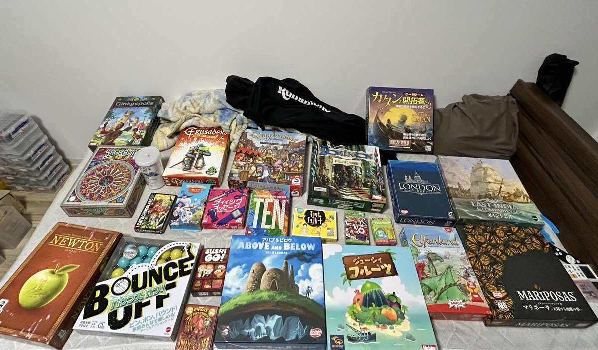 ✅ルール把握に１週間‼️
フリマで24作品な定価11万円分を購入❣️そしてさっきまで、検品とルール把握に実質１週間かかった。みんなはどうやってルール覚えてるんだ⁉️
誰か次の土曜もボドゲしよ〜
twipla.jp/events/699638