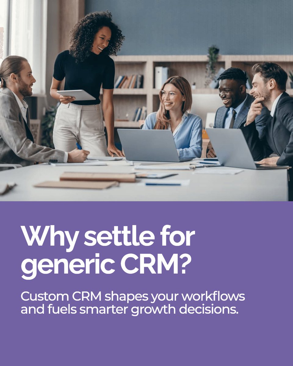 sfdc_nerd's tweet image. Custom CRM solutions matter because businesses operate differently. Generic systems force you to adapt to them. At Purple Insights, we build CRM solutions that fit your unique workflows and growth goals, making data-driven decisions achievable.
