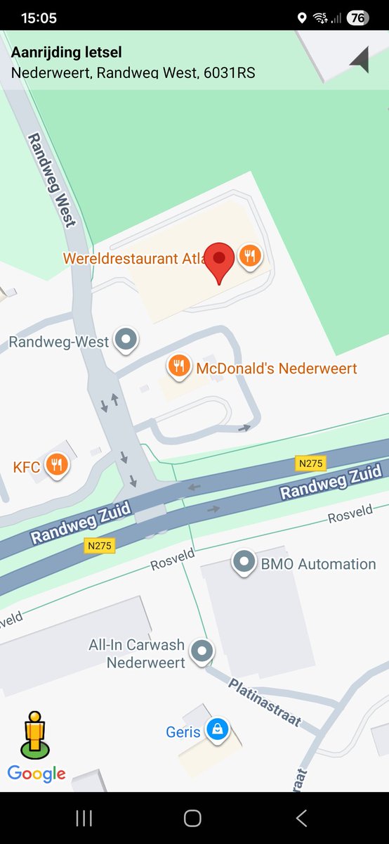 Aanrijding met letsel op Randweg West in Nederweert