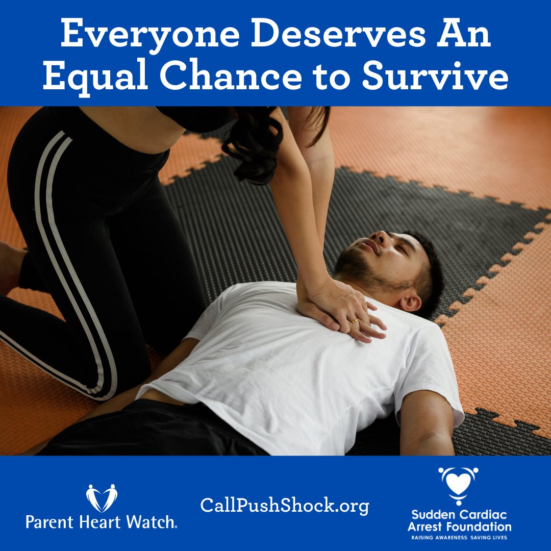 PHWorg's tweet photo. ๐ Immediate CPR can double or triple survival.
If someone collapses and isnโt breathing normally, ๐ push hard and fast in the center of the chest until help arrives.
Your hands can save a life.
#SCAAwarenessMonth #CallPushShock #CPR #SaveLivesFromSCA https://t.co/mRJIvxa9kx