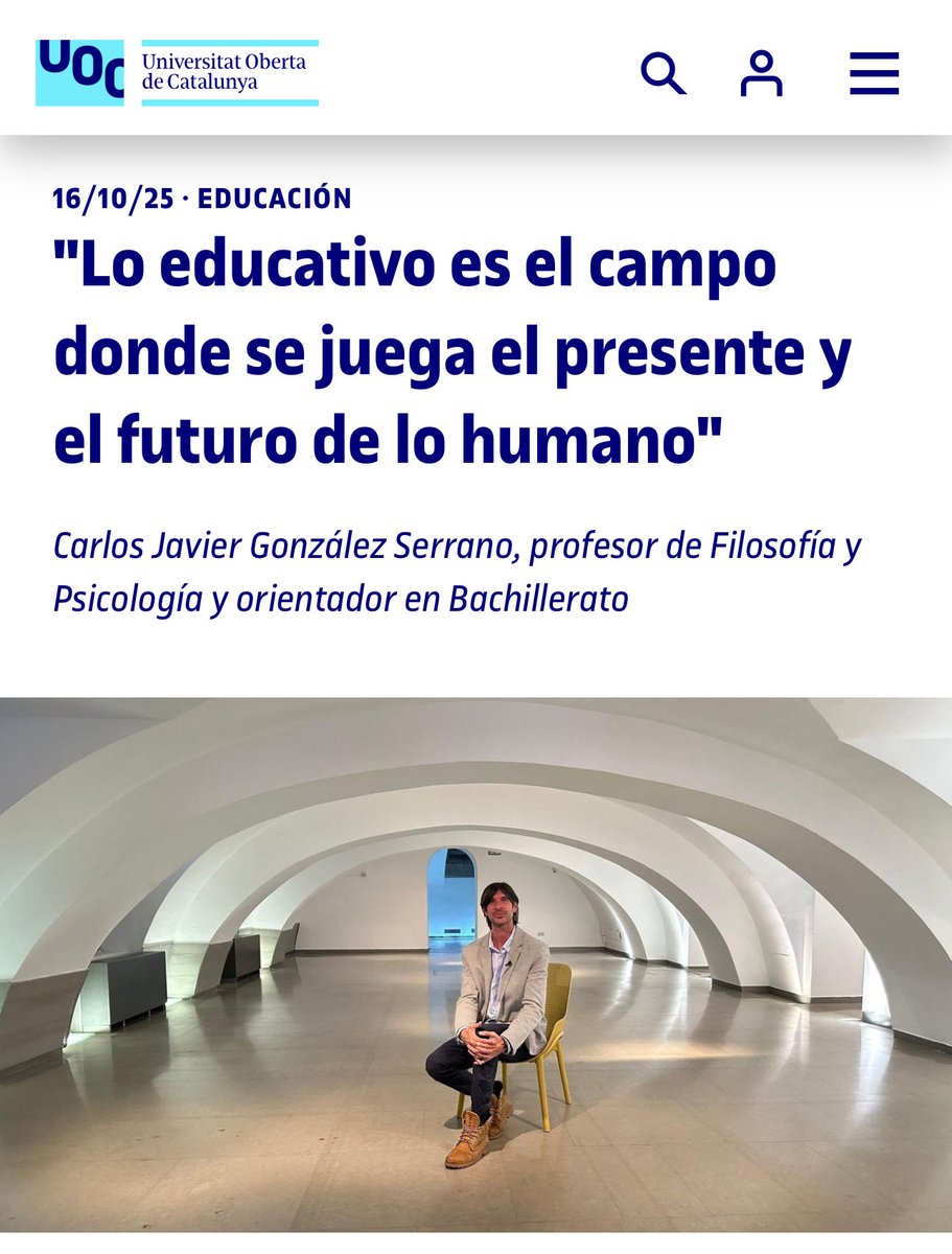 Aspirar_al_uno's tweet image. Hay que reivindicar el derecho a aprender, cada vez más agotado. El derecho a la lentitud de los procesos. Hay actividades humanas que no admiten la rapidez: amar, la amistad, la lectura. Educar es practicar el desacato frente a los tiempos establecidos. bit.ly/48DyC53