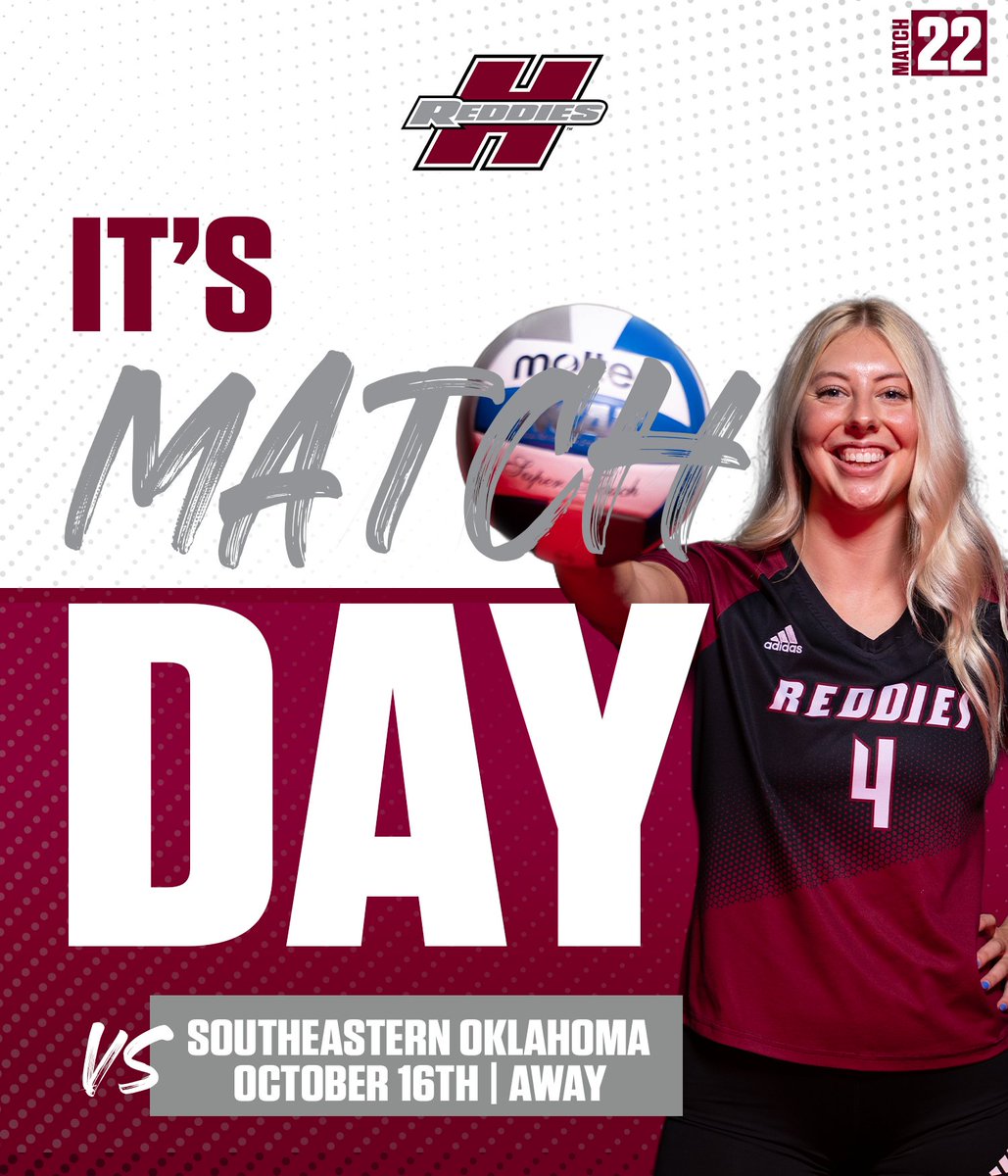 GAC battle night ⏱️

The Reddies take on Southeastern Oklahoma State University tonight!

🆚 Southeastern Oklahoma State University
📍 Bloomer Sullivan Gymnasium, Durant, OK
🕕 6:00 PM CST
📊 HSUsports.com/coverage

#NoMereBeast
