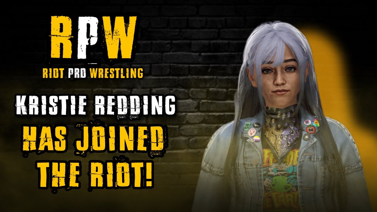 Riot Pro Wrestling (@thisisriotpro) on Twitter photo BREAKING NEWS!
<a href="/KristieSonicFan/">Kristie Redding</a> has JOINED THE RIOT!
"SuperSonic" "Eternal Starlight", whatever you want to call them, you can certainly call them an incredible talent!
We'd like to welcome Kristie to the team!
#JOINTHERIOT #RiotPro BREAKING NEWS!
<a href="/KristieSonicFan/">Kristie Redding</a> has JOINED THE RIOT!
"SuperSonic" "Eternal Starlight", whatever you want to call them, you can certainly call them an incredible talent!
We'd like to welcome Kristie to the team!
#JOINTHERIOT #RiotPro