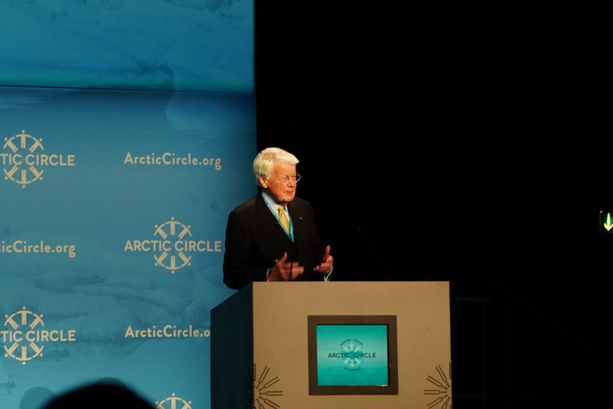 OArtico's tweet image. La sessione plenaria di @_Arctic_Circle 2025 inizia con il dialogo fra Ólafur Ragnar Grímsson, ex Presidente dell'Islanda e l'attuale presidente Kristrún Frostadóttir @PMofIceland.

#ACA2025 #ArcticCircleAssembly