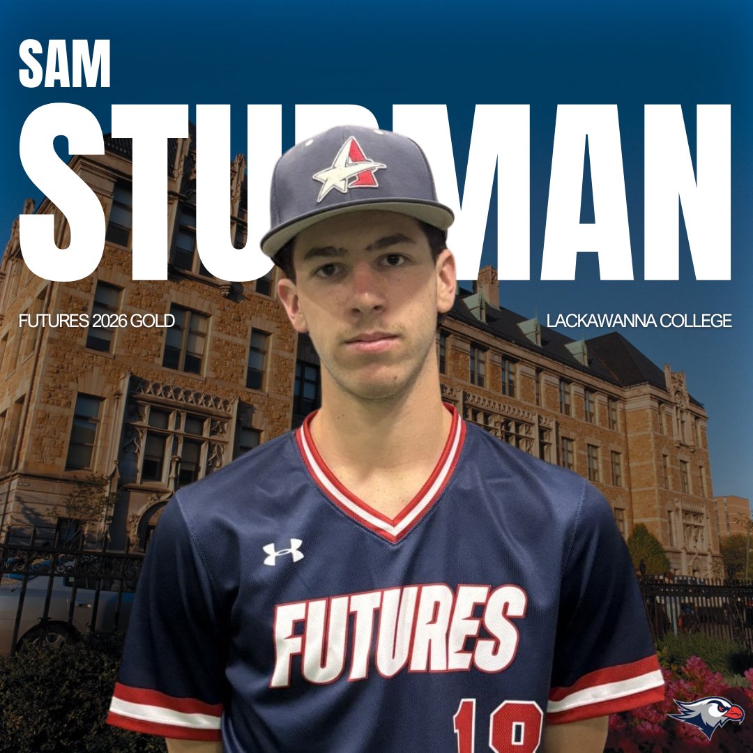FuturesProgram's tweet image. Congrats to #futures RHP Sam Sturman (@Sam_sturman18) on his commitment to Lackawanna College! 
@FalconsBase 
@FordsBaseball 
@AllStarBaseball