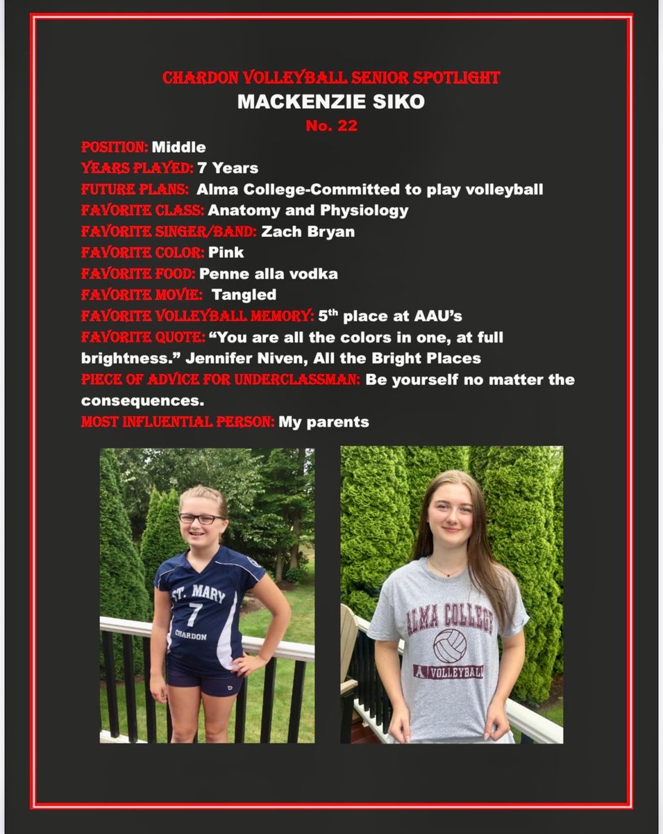 Chardon Volleyball tweet media