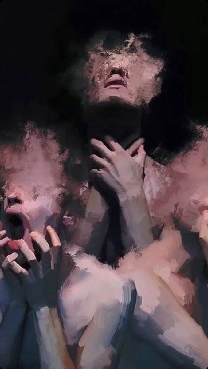 صرخة داخلية
مِن أعماق الروحِ تُترجم نزاع الضّوء والعتمة ..
تَتنفس وجَعاً ،
وتُحاول
أن تَجدُ فماً
أصواتها الداخلية المَكبوتة ..
عَجنتْ الخوف بِـالرجاء ،، وجوهٌ وتَفتّت
ڪ رماد
فكرة
تَمزقتْ مَحروقة ..
بِـصمتٍ مذعورٍ
تختَزل
دور الألمِ جَـميعها تَكورتْ بِـلحظة موجوعة ..
تتَناوب علىٰ