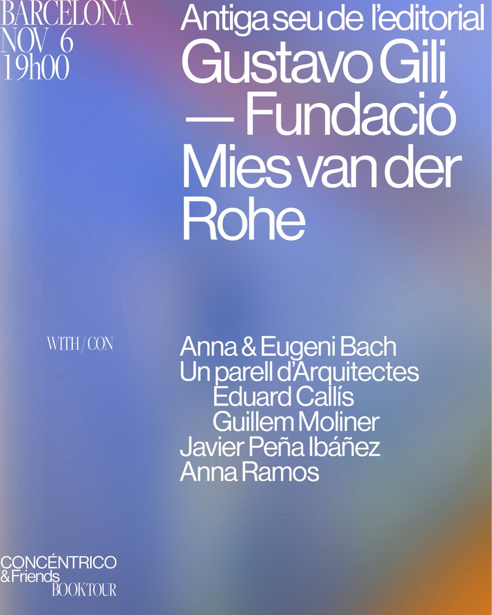 📘 Bruselas, Milán y Barcelona: nuevas paradas europeas del Concéntrico Book Tour mailchi.mp/443e9b1575eb/b…