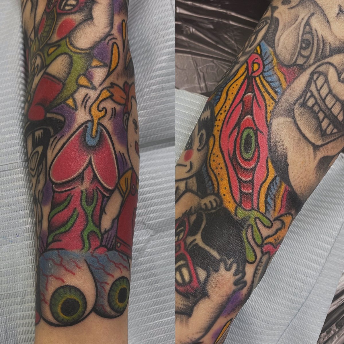bntsgen's tweet photo. ♥️
#埼玉県熊谷市　#彫玄　#刺青 #tattoo #埼玉タトゥー　#熊谷タトゥー　#art #深谷　#上尾　#本庄　#群馬タトゥー　#当日予約ok #tattoogirl #lowbrow #traditionaltattoo https://t.co/DeLhE9BA5j