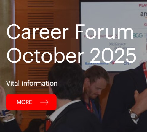 Career Forum October 2025: The Library Team has updated a short video that will help you prepare for and take full advantage of the event. If you would prefer a live session, contact the Library for an express 15-minute training capsule. More info: bit.ly/3WMmKWV