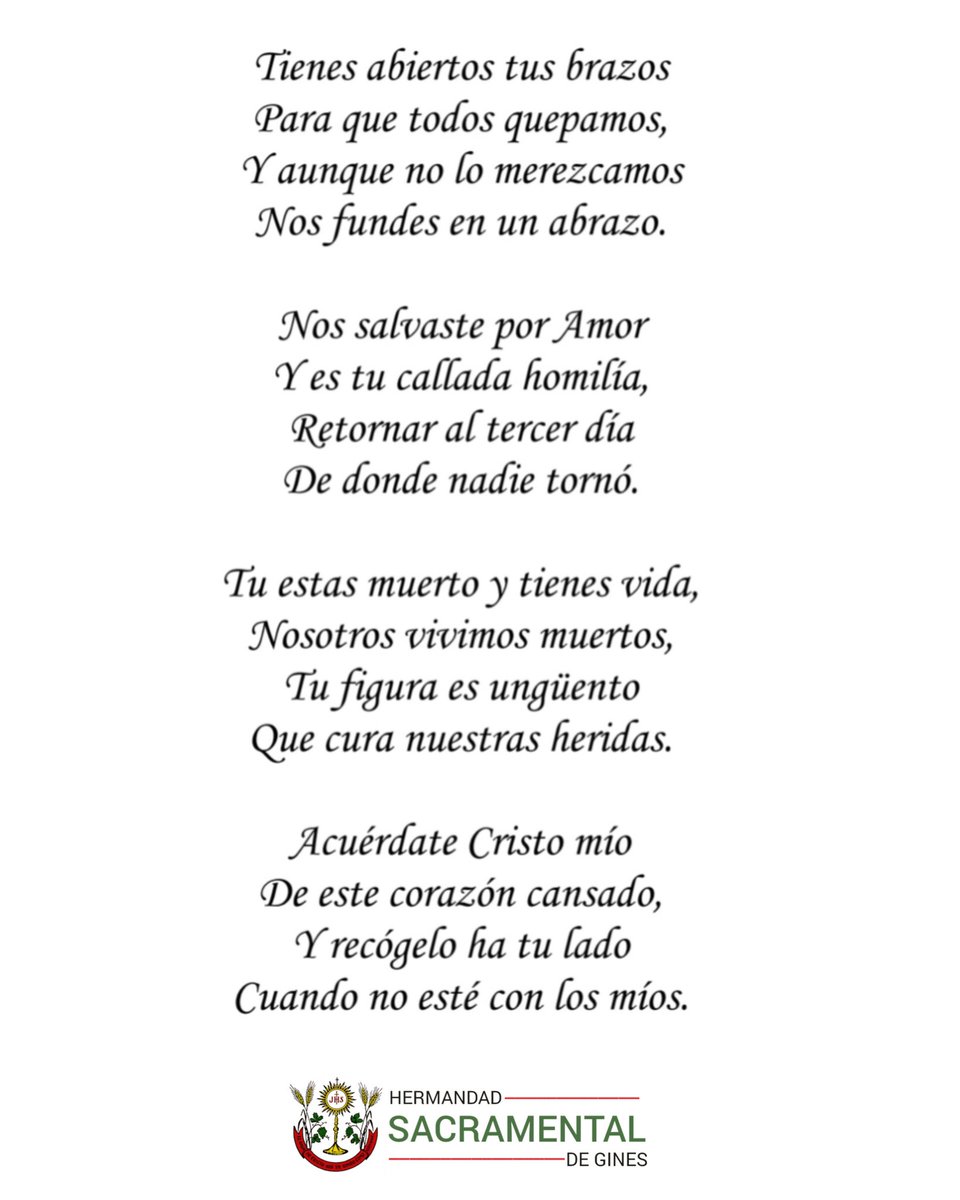 Extracto de la XXIV Exaltación de la Semana Santa de Gines a cargo de Fernando Camino Camino. Año 2005.