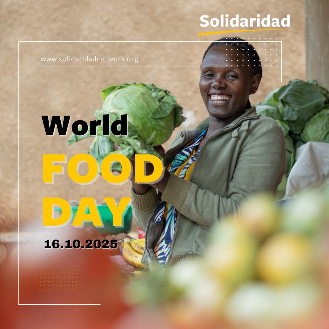 #HappyWorldFoodDay 🌍
At Solidaridad, we believe the right to food is the foundation of a better future. Together with farmers, partners &amp; governments, we’re building sustainable, nutritious, and resilient food systems, cultivating dignity, prosperity &amp; a hunger-free tomorrow.