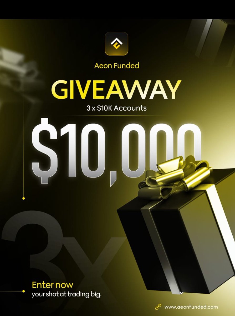 sodium. (@sodium_fx) on Twitter photo 🚀 3 × $10,000 Challenge Giveaway! 🎁
In partnership with AeonFunded ✨
How to enter:
- Follow <a href="/AeonFunded/">Aeon Funded</a> & <a href="/sodium_fx/">sodium.</a>
- Like & Repost this post
- Tag 3 trader friends 👥
- Also follow: <a href="/HiswillFx/">UCHENNAYA CHARTS 𖣂✝️📊</a> || <a href="/Abubakar_1213/">Abubakar Sadiq</a>|| <a href="/salees_tafare/">𝘴𝘢𝘭𝘦𝘦𝘴</a> || <a href="/tafare_abdul/">Tokito🏴☠️</a> ||
3 winners will each get 🚀 3 × $10,000 Challenge Giveaway! 🎁
In partnership with AeonFunded ✨
How to enter:
- Follow <a href="/AeonFunded/">Aeon Funded</a> & <a href="/sodium_fx/">sodium.</a>
- Like & Repost this post
- Tag 3 trader friends 👥
- Also follow: <a href="/HiswillFx/">UCHENNAYA CHARTS 𖣂✝️📊</a> || <a href="/Abubakar_1213/">Abubakar Sadiq</a>|| <a href="/salees_tafare/">𝘴𝘢𝘭𝘦𝘦𝘴</a> || <a href="/tafare_abdul/">Tokito🏴☠️</a> ||
3 winners will each get