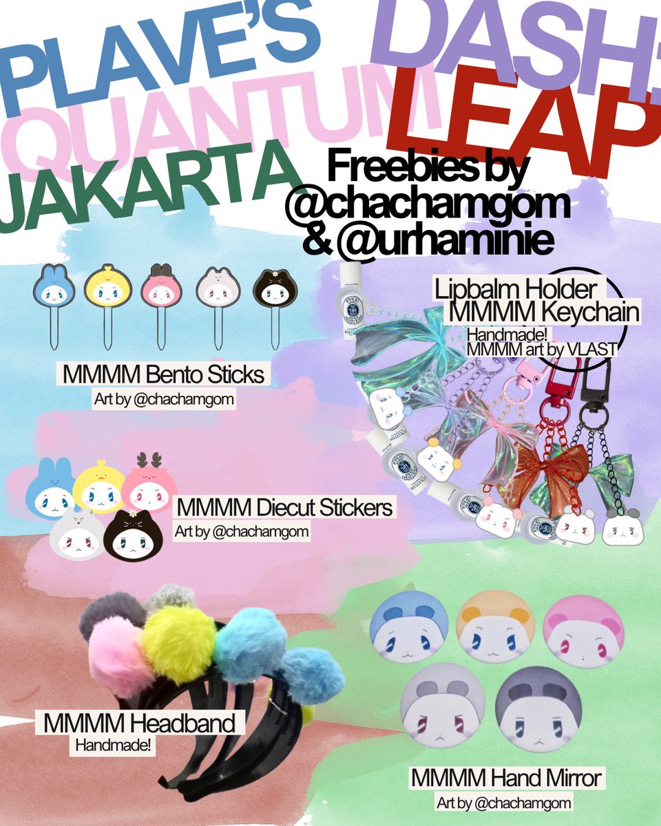 urhaminie's tweet image. Hello! 👋
Me and @chachamgom will be giving out our freebies for DQL Jakarta!
📍BCIS
🕰️ 12 pm - concert
👕we’ll be wearing ⚫️
🍒 some items are for ots trade and some are not. feel free to ask!
please don’t throw away or sell these items😞
see you on saturday!!!