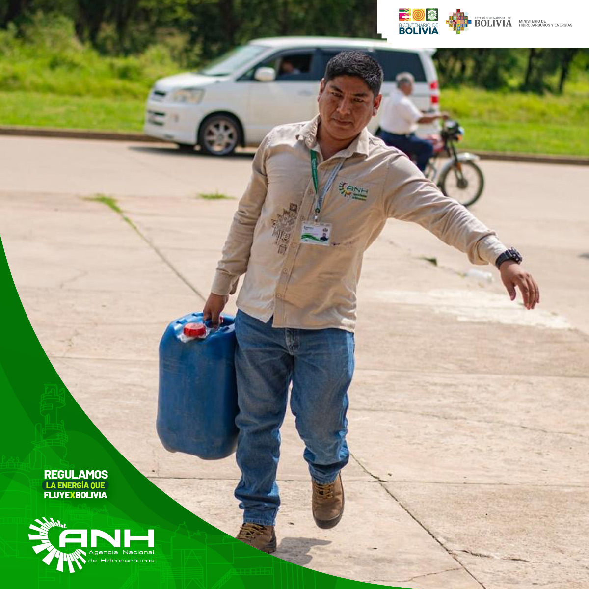 ⚠️🛢En #SantaCruz, la #ANH, en coordinación con el Gobierno Municipal y el Viceministerio de Defensa del Consumidor, llevó a cabo operativos de control e interdicción en puntos de venta ilegales de combustibles, donde se evidenció la comercialización no autorizada de carburantes.