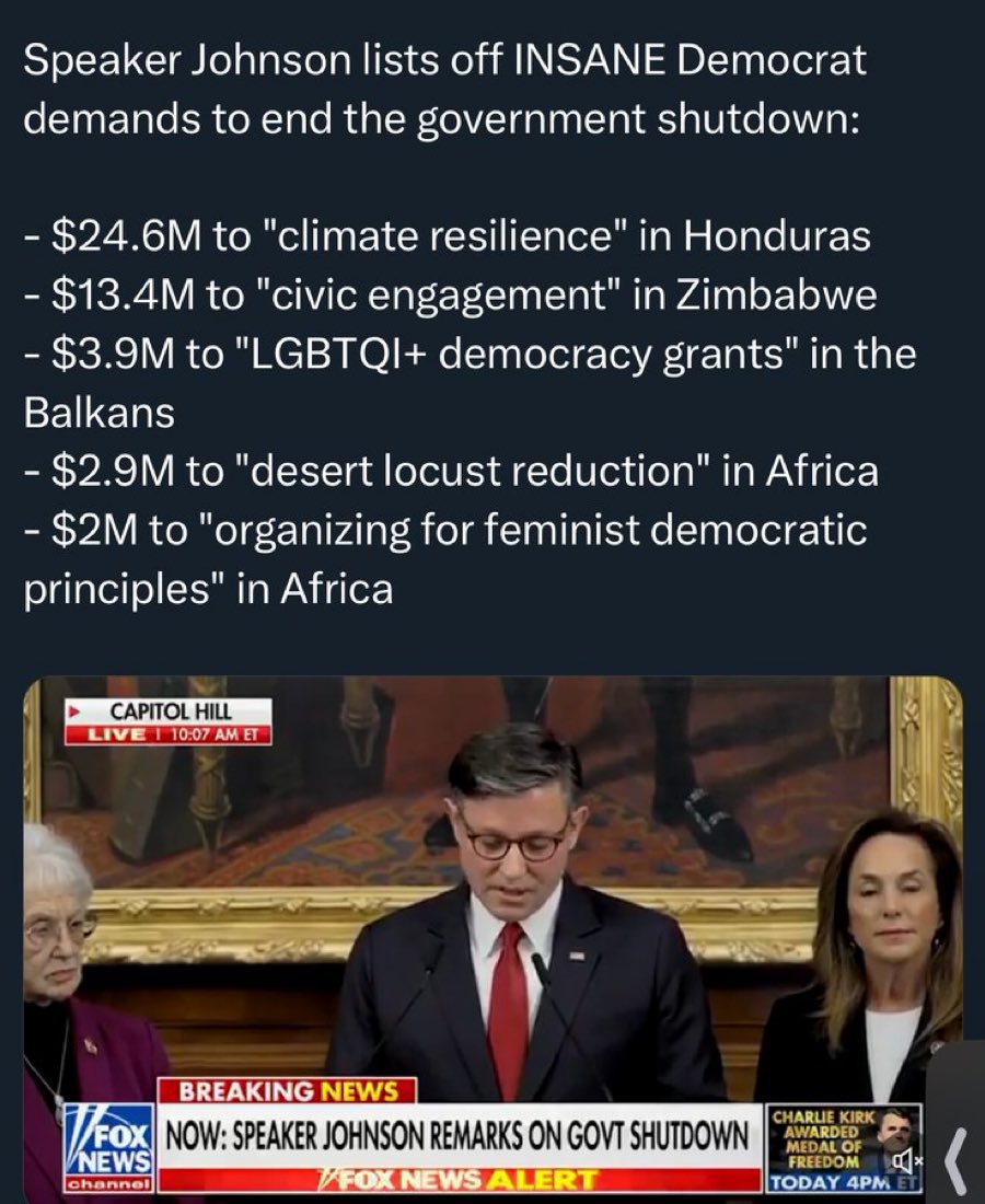 SaltyGoat17's tweet image. This insanity is why the Democrats shut the government down!!
It stops NOW!!