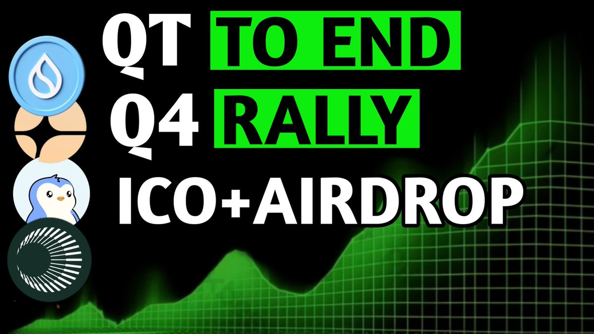 Cryptodecoder0x's tweet image. The tariff dump shook the market, but Powell hints end of QT. Could Q4 bring a major altcoin rally? We break down the crash, Q4 outlook, ICO and airdrop meta. Watch now: youtu.be/sw5UCrsUvlM