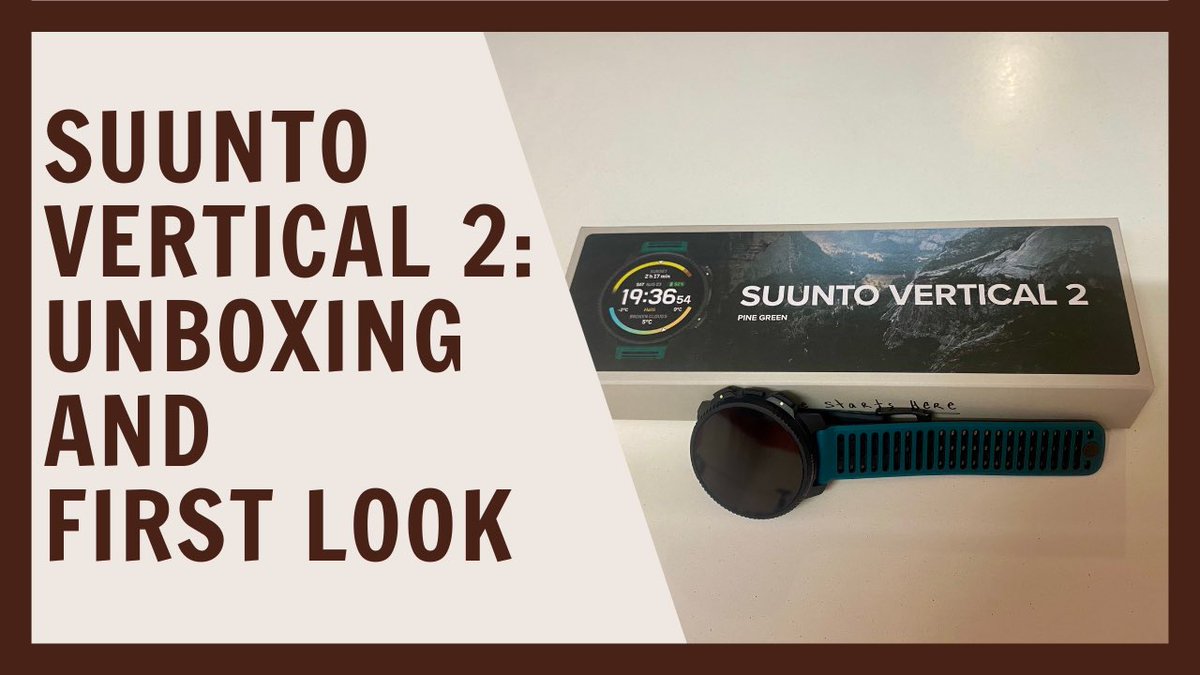 Suunto Vertical 2: unboxing &amp; first look #SuuntoVertical2 #Suunto #SmartwatchUnboxing #WearableTech #AMOLEDWatch #TrailWatch #AdventureGear #SuuntoWatch youtube.com/watch?v=5XIm7z…