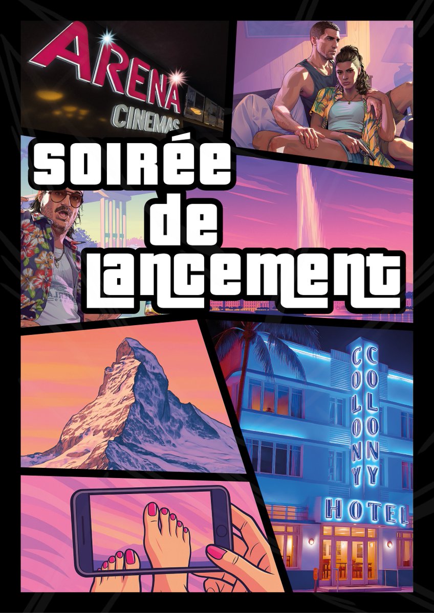 JVMag🇨🇭 (@jvmag_ch) on Twitter photo Alors que certains parlent de report, de notre côté ça ne bouge pas ! Comme promis et avant de vous annoncer les deux prochains invités, voici l'affiche officielle de notre événement de lancement de GTA 6 🤯
Prochaine communication d'ici quelques jours 👀🤫
Petite information, Alors que certains parlent de report, de notre côté ça ne bouge pas ! Comme promis et avant de vous annoncer les deux prochains invités, voici l'affiche officielle de notre événement de lancement de GTA 6 🤯
Prochaine communication d'ici quelques jours 👀🤫
Petite information,