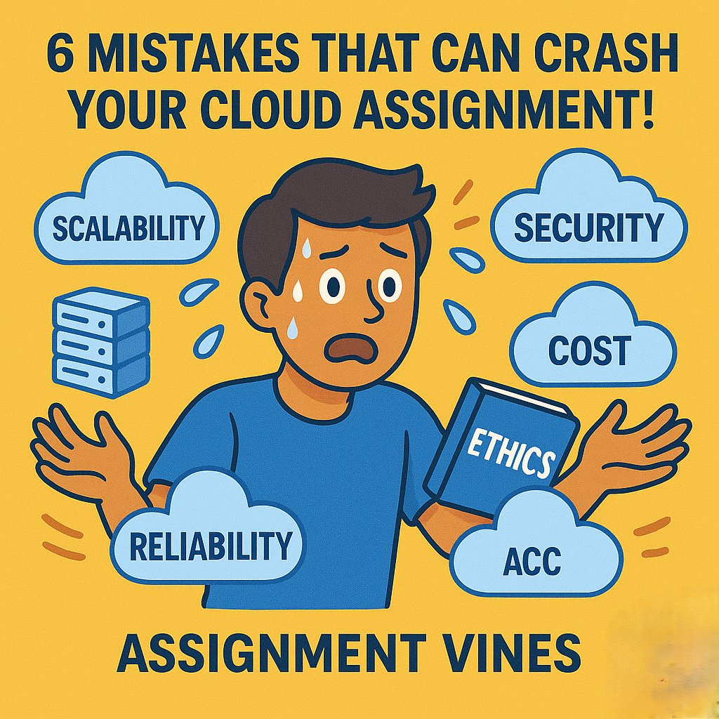 Assignment_V's tweet image. Cloud assignments falling apart? Avoid these 6 mistakes: ignoring scalability, weak security, wrong configs, missing backups, cost mistakes, overcomplicating deployment.
Assignment Vines has the fix!
#CloudComputing #ITStudents #AssignmentVines #CloudArchitecture #TechTips
