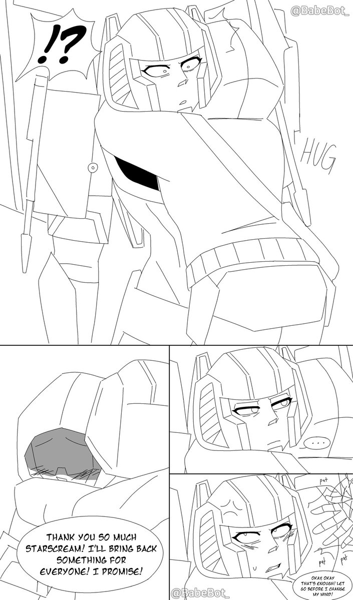 BabeBot_'s tweet image. Hoodie Mech❓ (pt. 4)

 #thundercracker #d16 #jazz #starscream