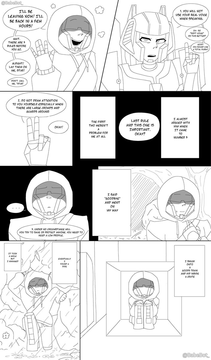 BabeBot_'s tweet image. Hoodie Mech❓ (pt. 4)

 #thundercracker #d16 #jazz #starscream