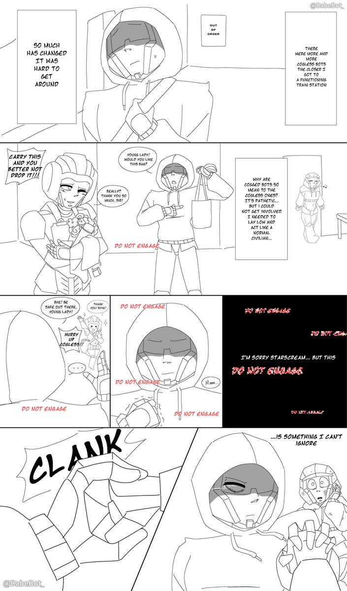 BabeBot_'s tweet image. Hoodie Mech❓ (pt. 4)

 #thundercracker #d16 #jazz #starscream