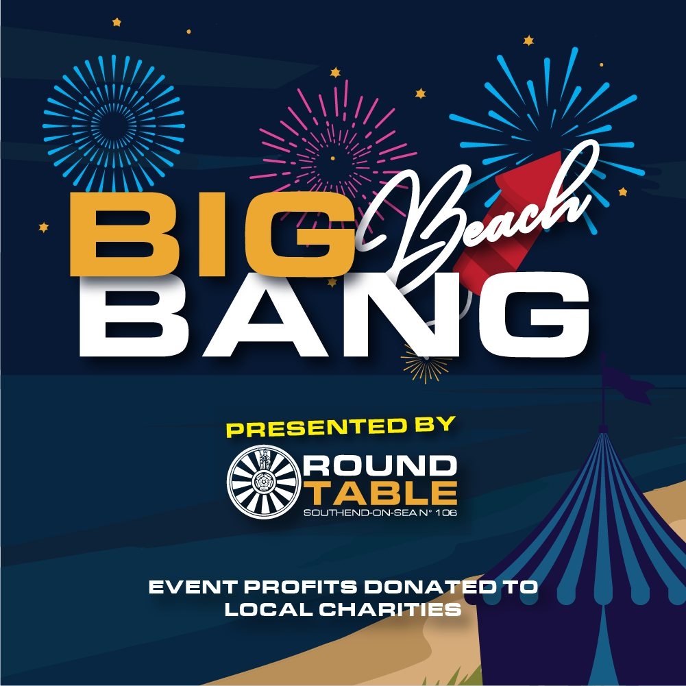 🎆🎇 BACK WITH A BANG 🎇🎆

Southend Round Table's 'Big Beach Bang' Fireworks Spectacular is back for 2025! 🙌

📌 Shoebury East Beach
📅 Saturday 1 November
🕠 5pm - 9pm

Find more info &amp; booking details below 👇👇
visitsouthend.co.uk/the-big-beach-…