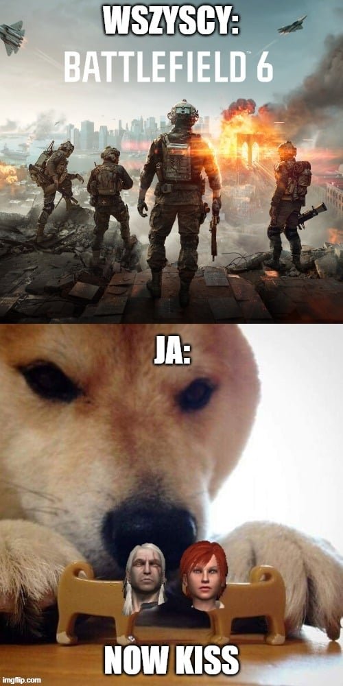 Tak jak wam pewnie nie umknął fakt, że mam pierdolca na punkcie pierwszego Wiedźmina, tak mi nie umknęło to, że prawie każdy młuci teraz w nowego Battlefielda.

Kolejny Wiedźminomem. Jutro przerwa na Pokemony. Pozdroski.