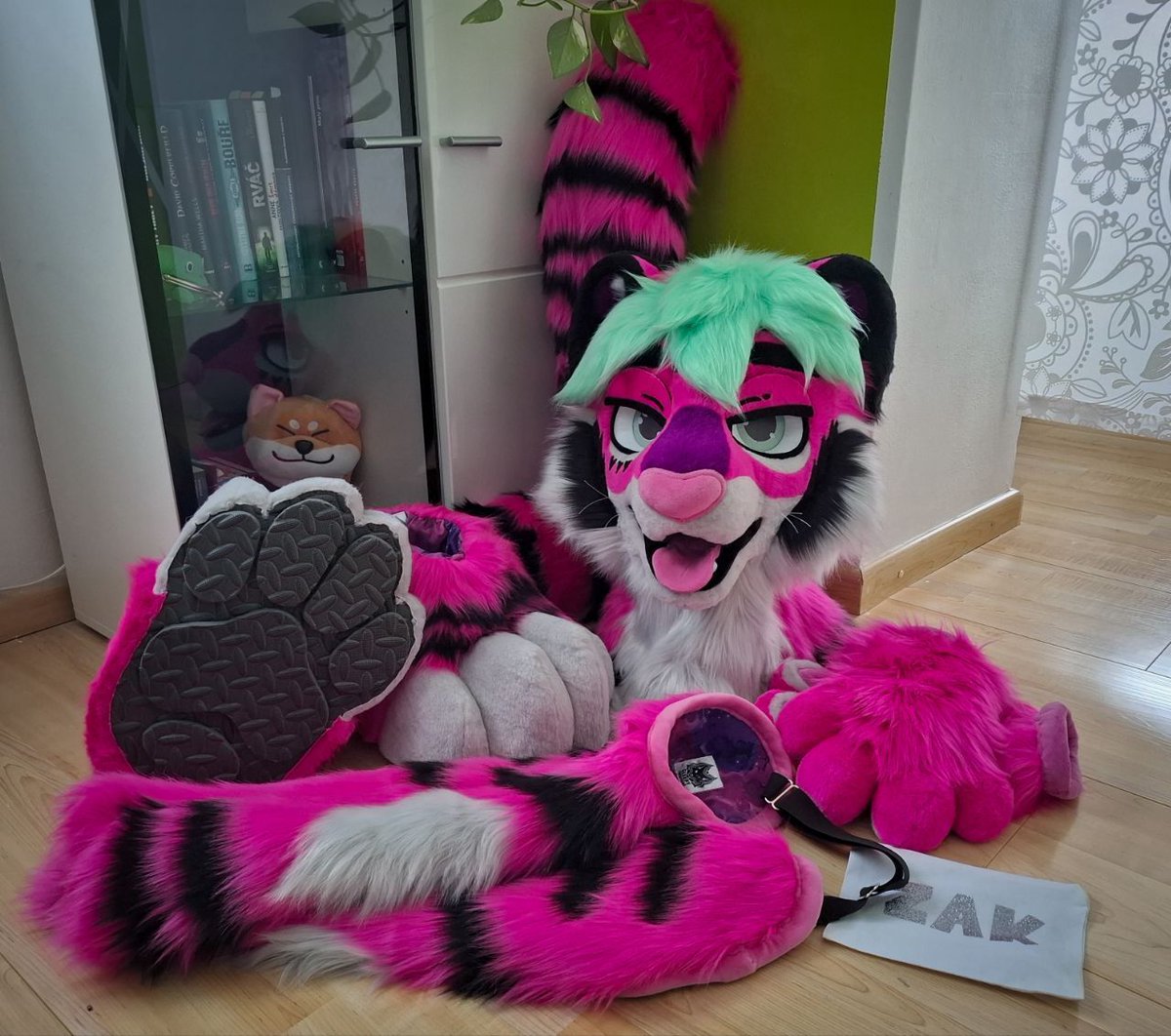 Welcome the newest member of our fluffy family! 🐯💖

Commission for <a href="/Zakroutil/">Zakroutil</a>

You can find more photos on my telegram channel (link in bio)

#fursuit #commission