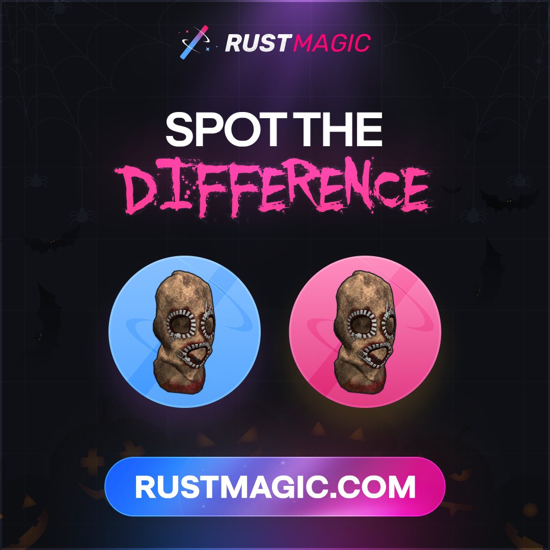 RustMagicCom's tweet image. Two zipper faces, but something’s not the same! 👀
Spot the difference and drop your RM ID for a shot at 20c!