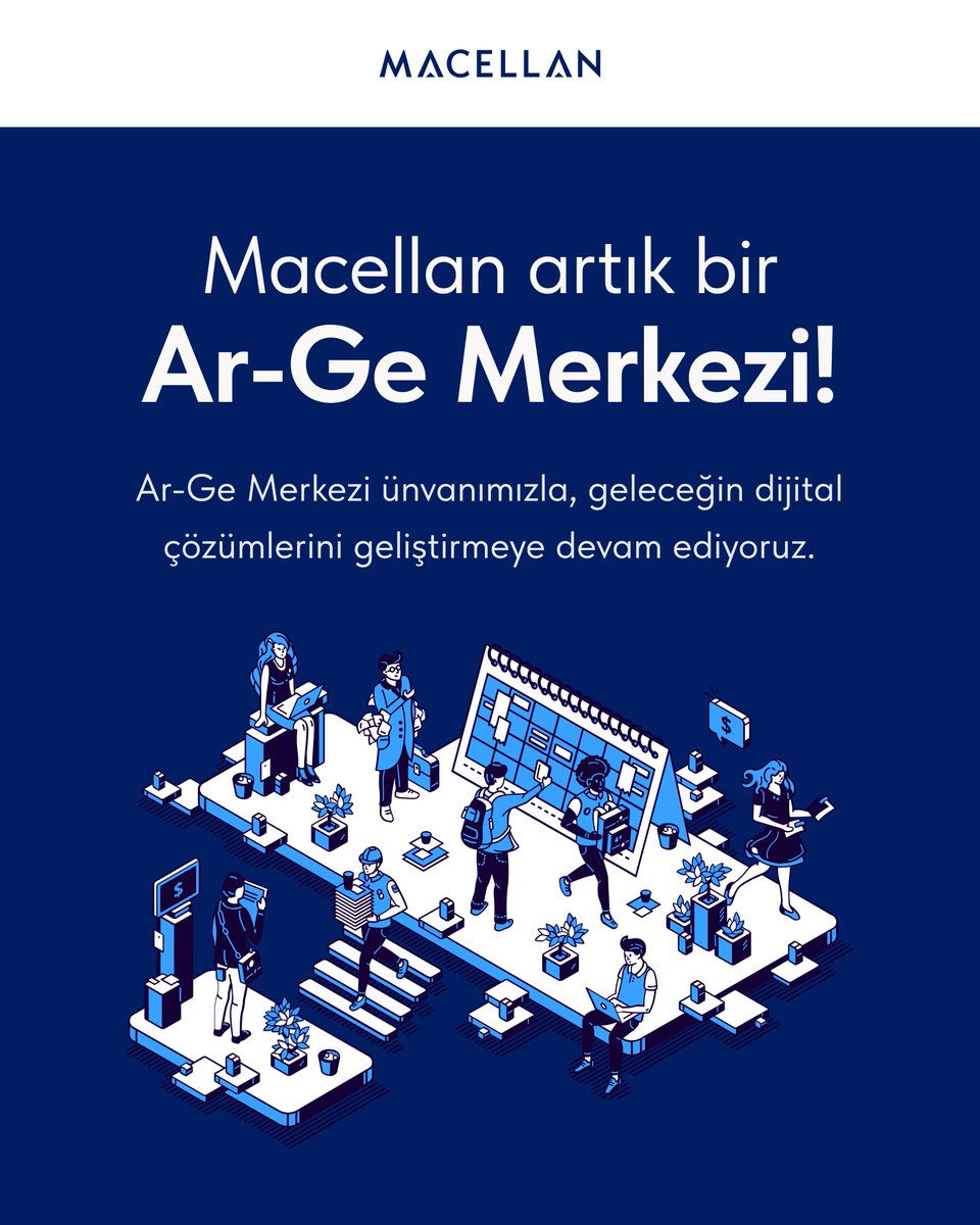 Macellan_net's tweet photo. Macellan artık bir Ar-Ge Merkezi!

10 yılı aşkın deneyimiyle dijital dönüşümde öncü bir marka olan Macellan, “Yerinde Ar-Ge Merkezi” olarak tescillendi. https://t.co/cVtXb5T9nW