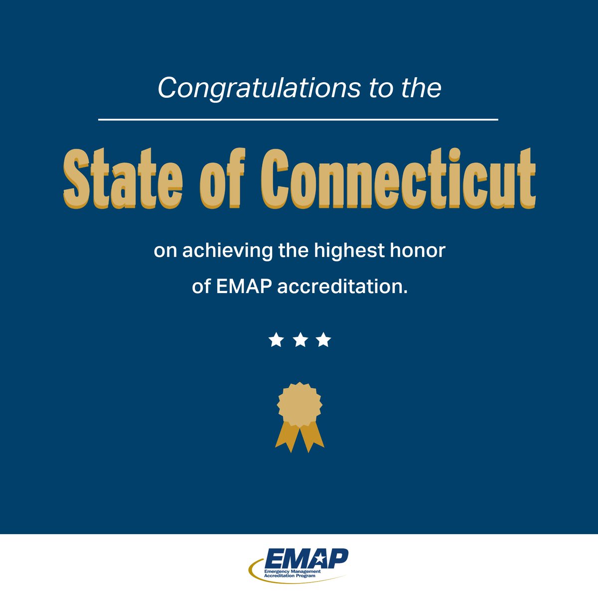 EMAP_US's tweet image. Congratulations to @CTDEMHS on achieving EMAP accreditation. Your focus on collaboration and continuous improvement strengthens communities across the state. Read more: ow.ly/mmNl50XaEWr

#EMAP #EMAPAccredited #EmergencyManagement