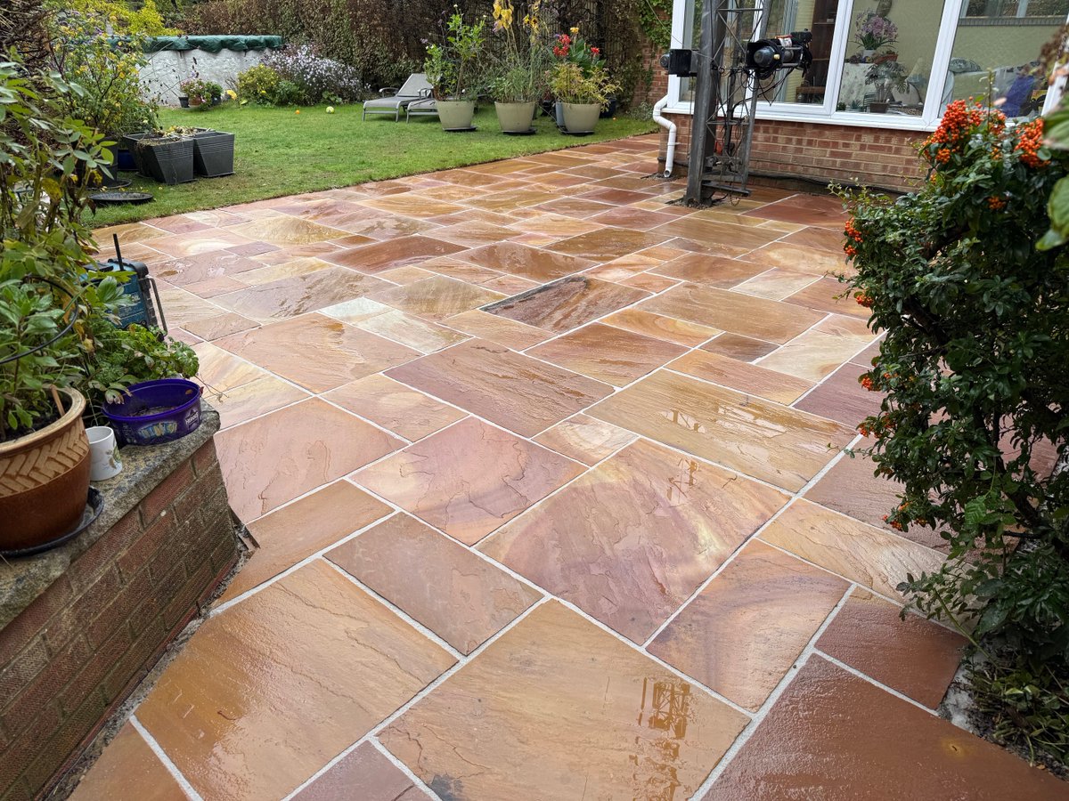 NCCSTREETSCAPE's tweet photo. Hard to believe it’s the same patio! 👏

Amazing transformation by @budslandscaping using GftK vdw 850+ in Natural Sand – clean, durable, built to last.

Thinking of upgrading yours?

We’ve got the materials &amp; support to help. Get in touch!

Sales@nccstreetscape.co.uk https://t.co/80BJ6u7wp1