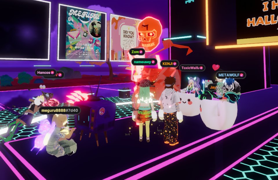 DCL_Japan's tweet photo. ✨ 今週のDecentraland Japanコミュニティビルディング
🎙 スペース & 🚶♀️ DCLさんぽ
ご参加ありがとうございました!
来週も火曜21時に開催します✨
初めての方も気軽にどうぞ📱
#DCLjp #DecentralandJapan https://t.co/FtzgPSmTnY