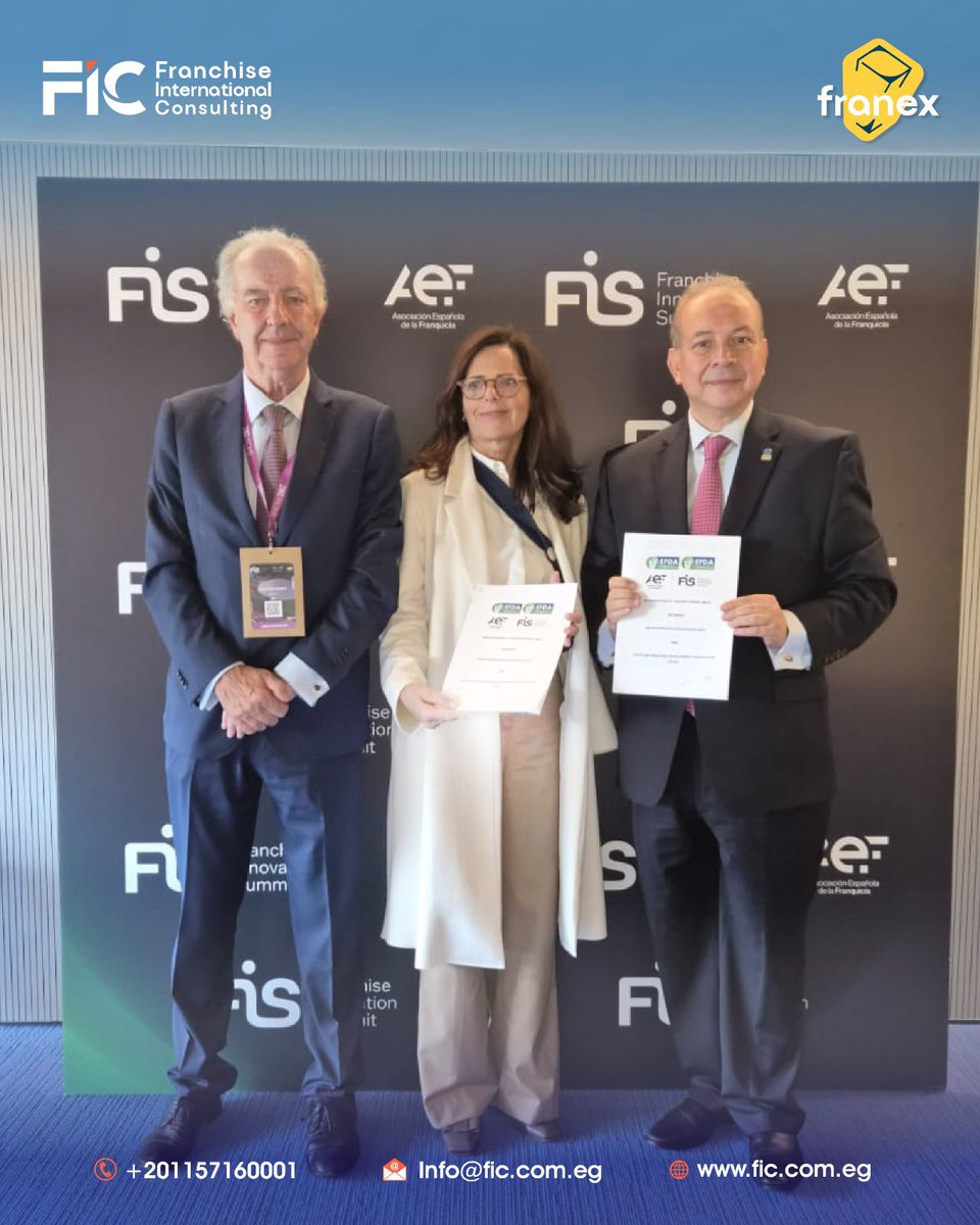انطلاقة جديدة نحو العالمية 🇪🇸
توقيع اتفاق تعاون بين فرنشايز إنترناشونال والاتحاد الإسباني للفرانشايز لدعم مشاركة الشركات الإسبانية في معرض مصر للفرانشايز، وتسهيل دخول الشركات العربية للسوق الإسباني.

#المعرض_المصري_السعودي #الامتياز_التجاري #مصر #السعودية #إسبانيا #fissummit