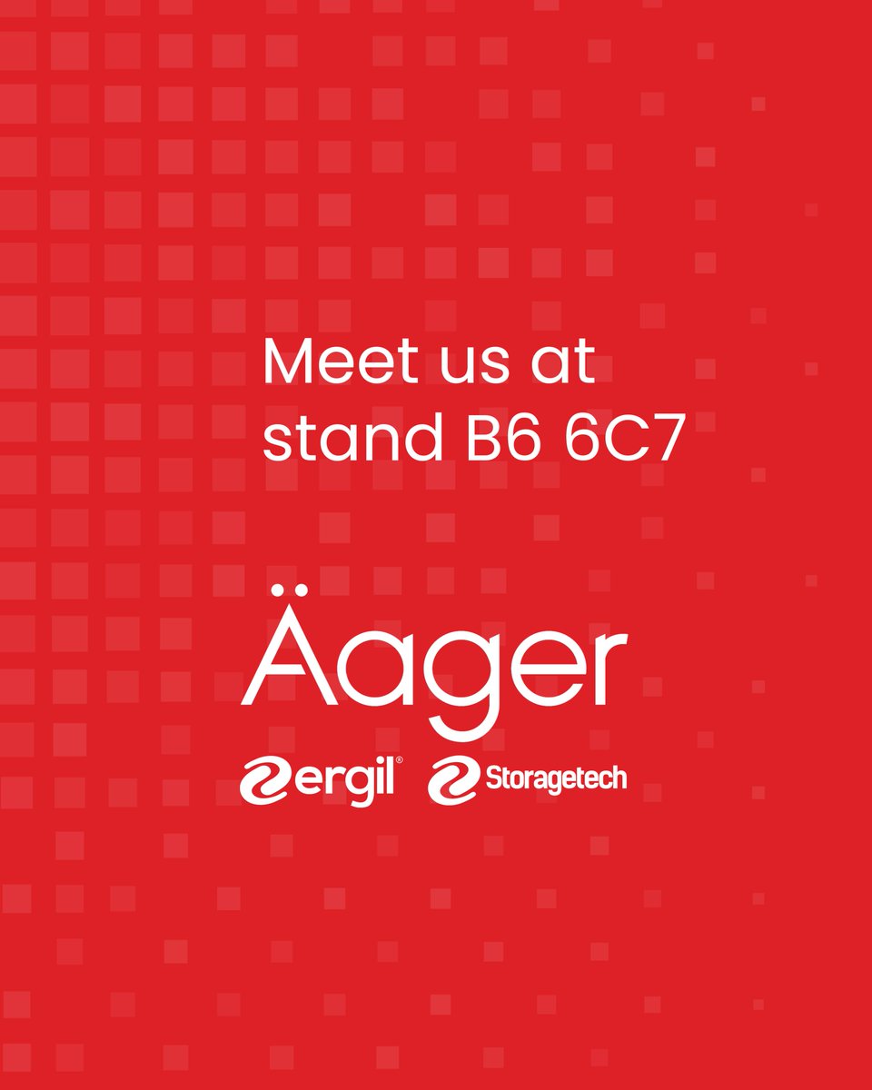 We’re heading to Hamburg for CARBON CAPTURE TECHNOLOGY WORLD EXPO!
 From October 21–23, our team will be at Stand B6 6C7 to present how Aager, Ergil, and Storagetech are supporting environmentally friendly process equipment.