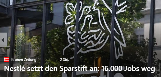 das wird ein Elend werden wenn auch die Schlafschafe das mit der gewollten und gesteuerten #Deindustrialisierung in DE und AT bemerken. Der gesamte Wohlstand der letzten Jahrzehnte wird auf dem Altar der Klimareligion geopfert.