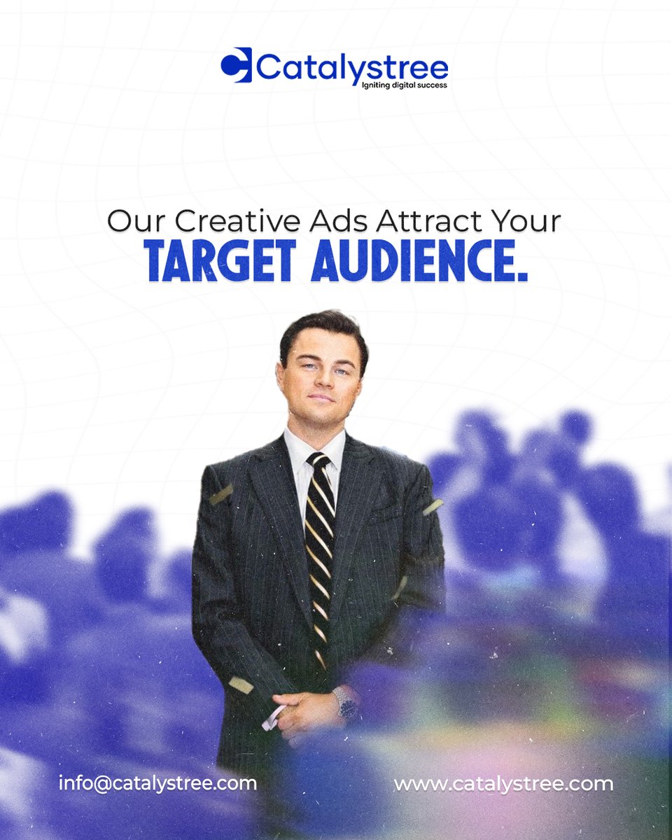 Our creative ads connect brands with the right audience. driving engagement, visibility, and growth that truly matters.

 #catalystree #digitalmarketing #targetaudience #creativemarketing
