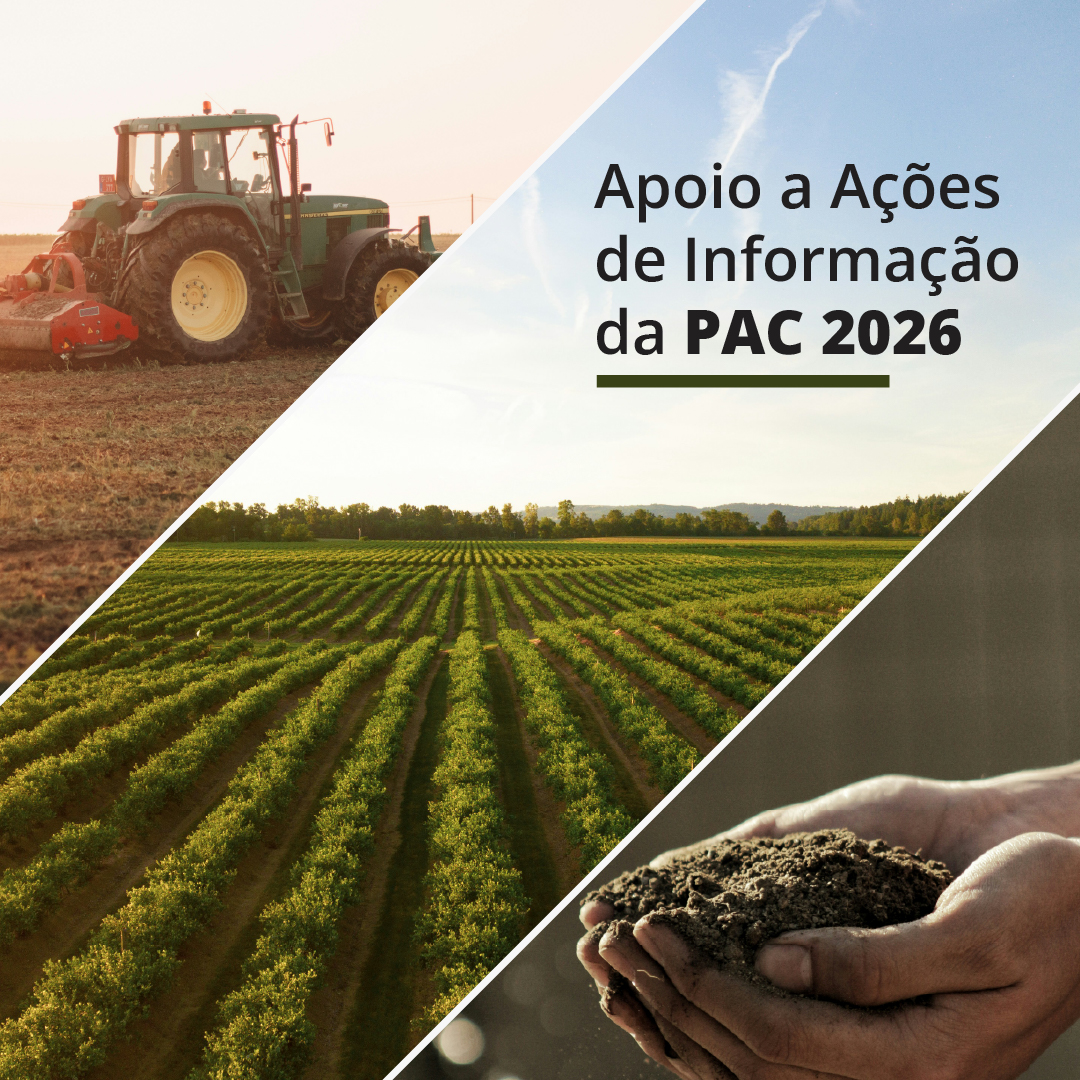 🌱 A Comissão Europeia tem abertas, até 14 de janeiro, as candidaturas para ações de ℹ️ informação da PAC 2026. Serão apoiados projetos que informem e sensibilizem cidadãos e agricultores sobre os objetivos da Política Agrícola Comum (PAC) 🚜👨‍🌾.

👉 +INFO tinyurl.com/2hvad2ue
