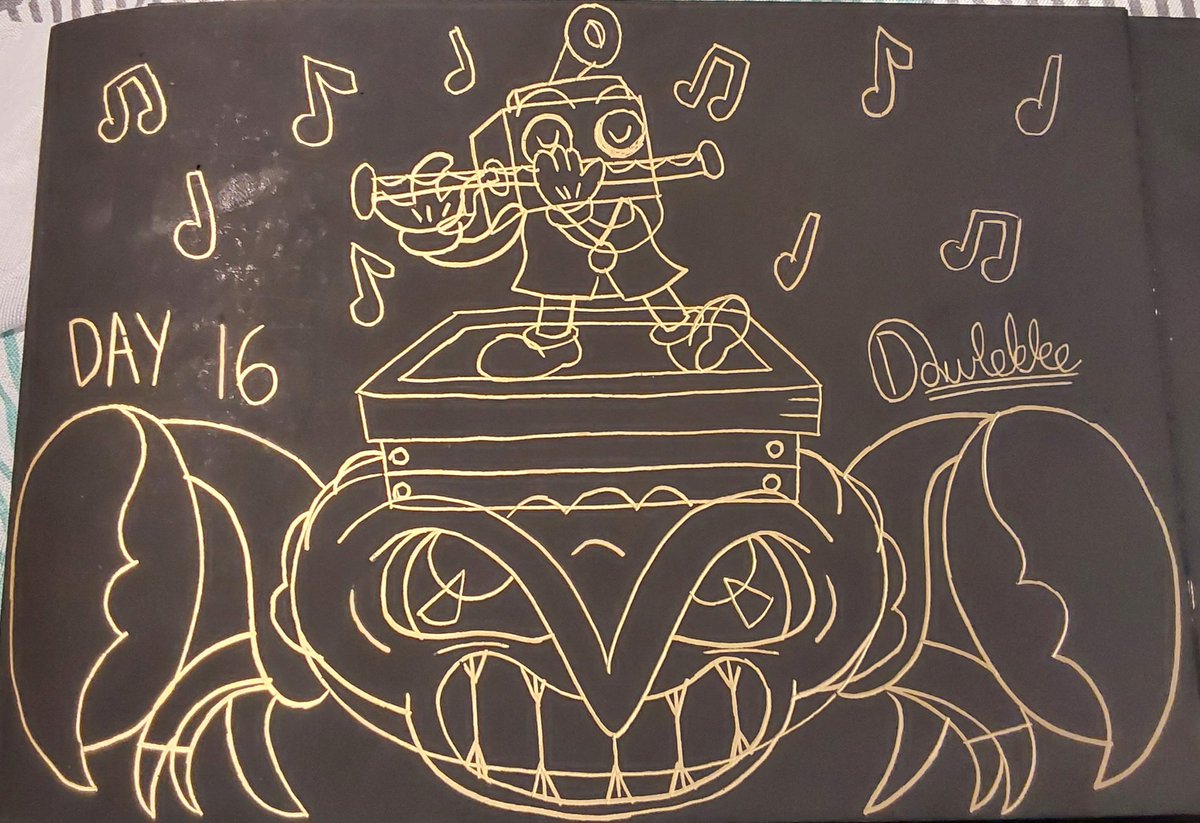 dawlotte's tweet image. Inkwelltober Day 16! (Challenge by @VederlichtArt)
#cuphead #inktober #inktober2025 #inkwelltober