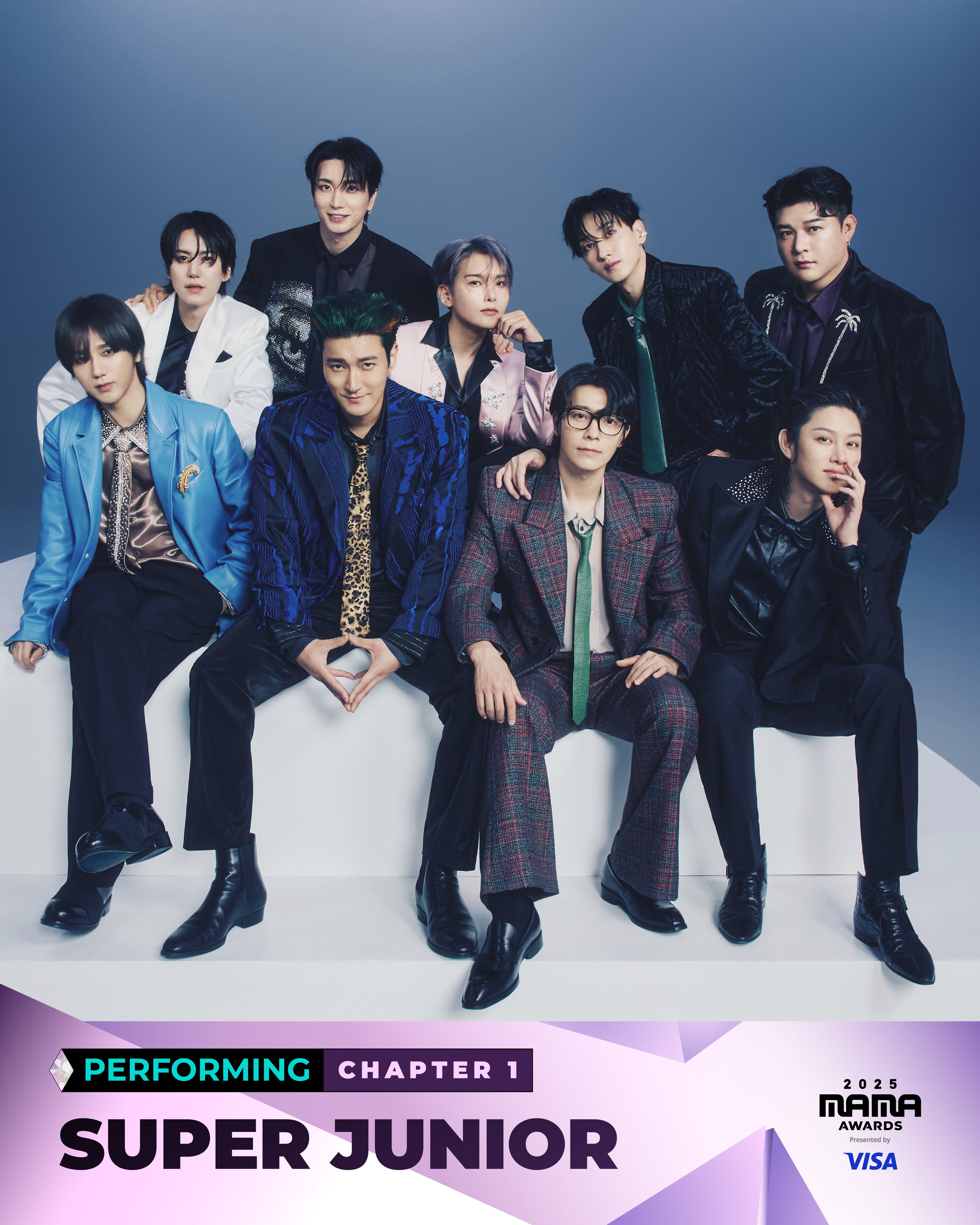 Super Junior’s group photo highlighting their timeless presence