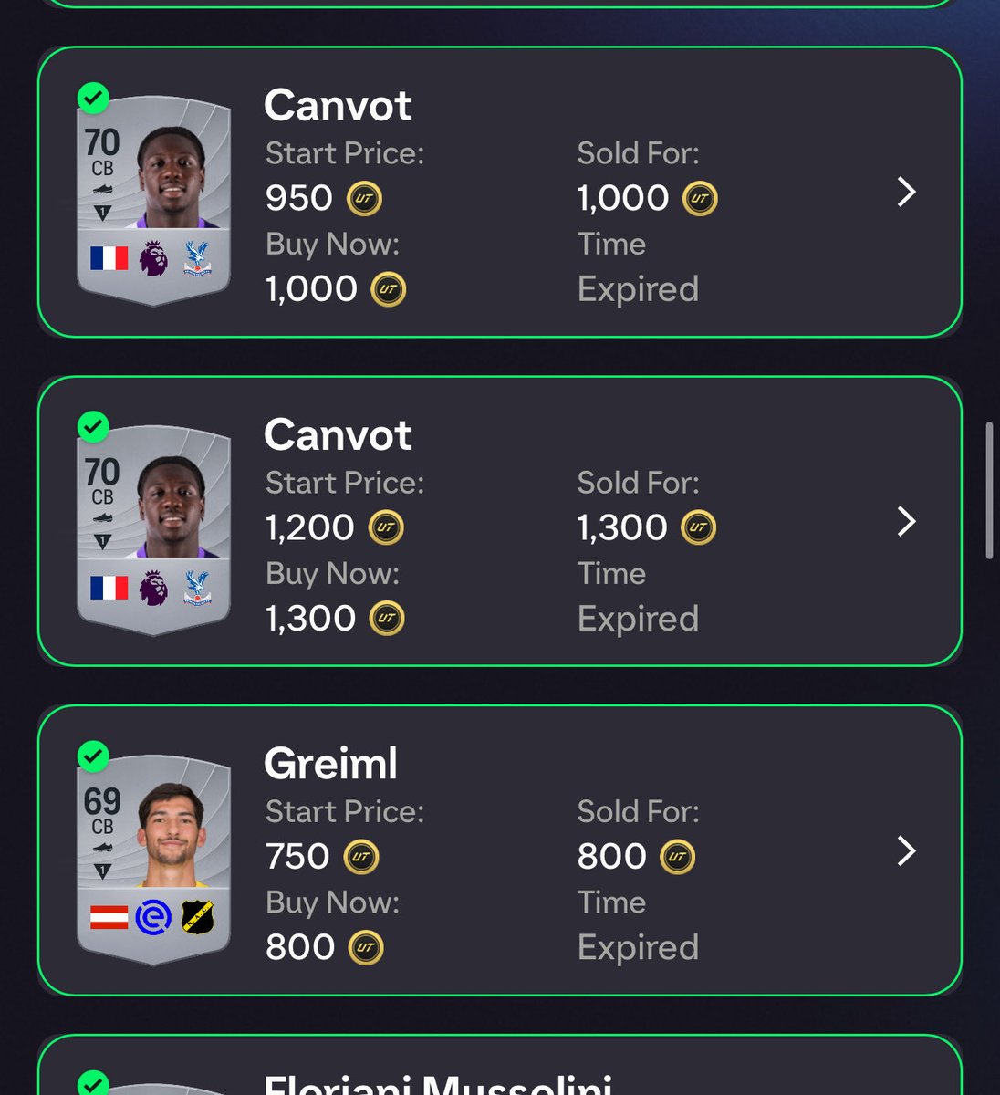 KillerFutCoins's tweet photo. It’s Thursday again that means High Silver Supply!

And We go hard again on Silvers today! 
We made more than double returns on our Silvers from Last week

Like 🔁 Retweet 🔔 Follow and Comment ‘Done’ below 👇 

I’ll send my silver list straight to everyone’s DM 💌 https://t.co/1pOimj4dpV