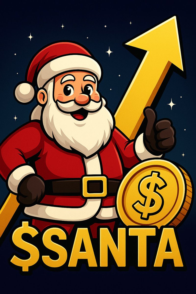 1000xgirl's tweet image. 1 $SANTA coin = $1 soon