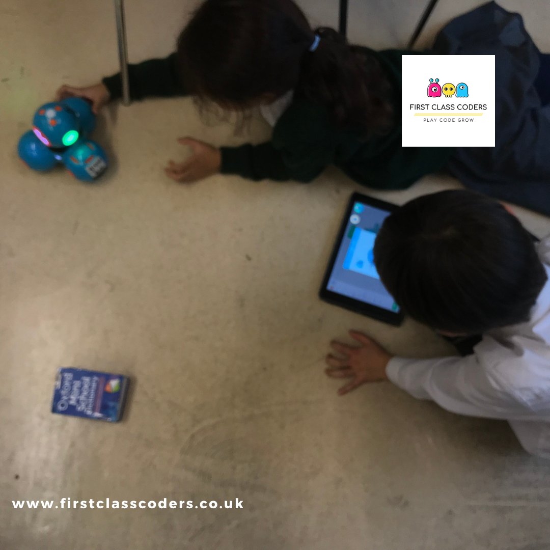 1stClass_Coders's tweet image. Coding club are excited to work together coding the Dash robots.
At First Class Coders, we teach kids to #code!
Does your school have a #coding club?
#playcodegrow #coding #wallington #sutton #merton #wandsworth #SW19 #SouthLondonMums
#STEAM #STEM #Robotics #tech
