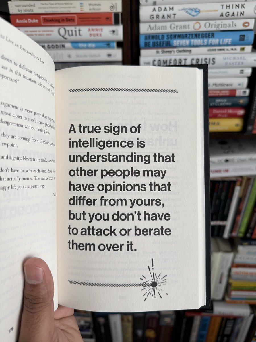 readswithravi's tweet image. A true sign of intelligence: