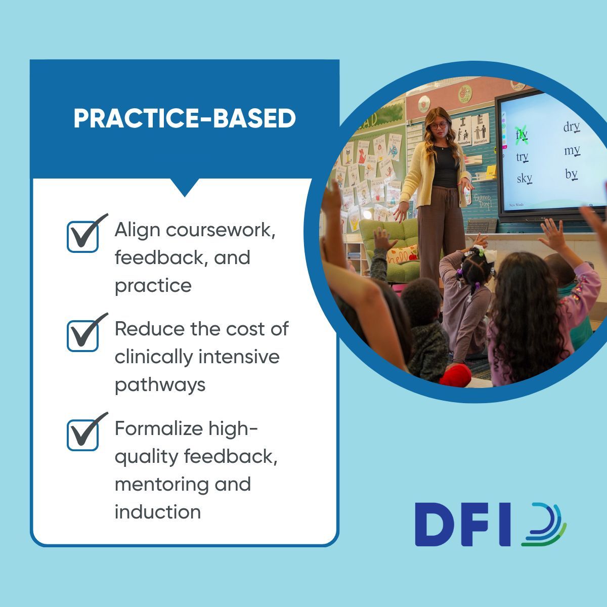 Too many aspiring teachers graduate without enough real practice leading instruction.

Our recent report shows how #edprep programs &amp; PK–12 partners are expanding hands-on classroom experience to better prepare new teachers for day one and beyond.

🔗 deansforimpact.org/tools-and-reso…
